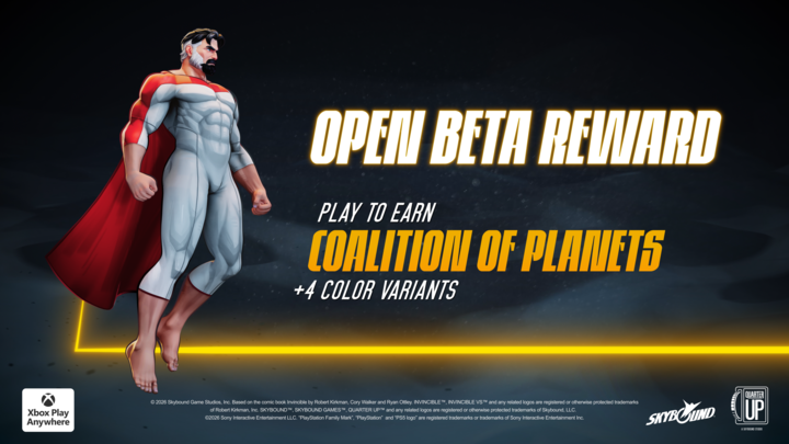 Heute startet die Open Beta zu Invincible VS