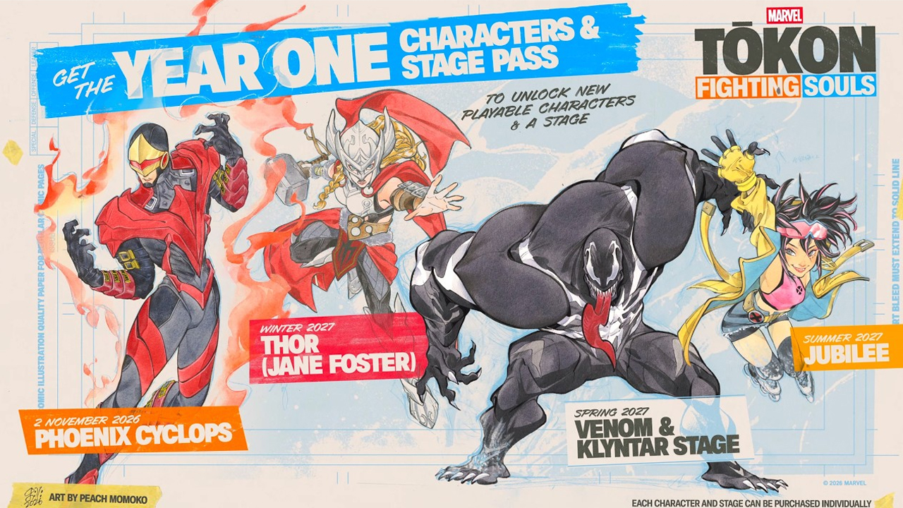 Thor, Venom und Jubilee als DLC-Charaktere für Marvel Tõkon: Fighting Souls angekündigt