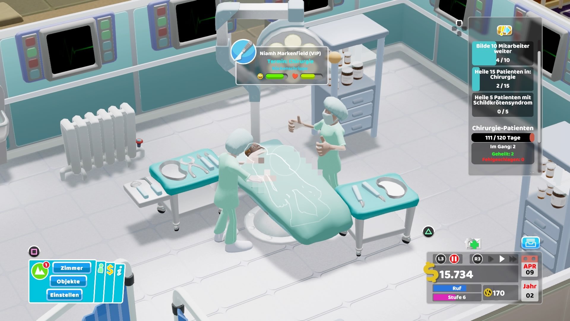 Two Point Hospital: Sandbox Modus ist online