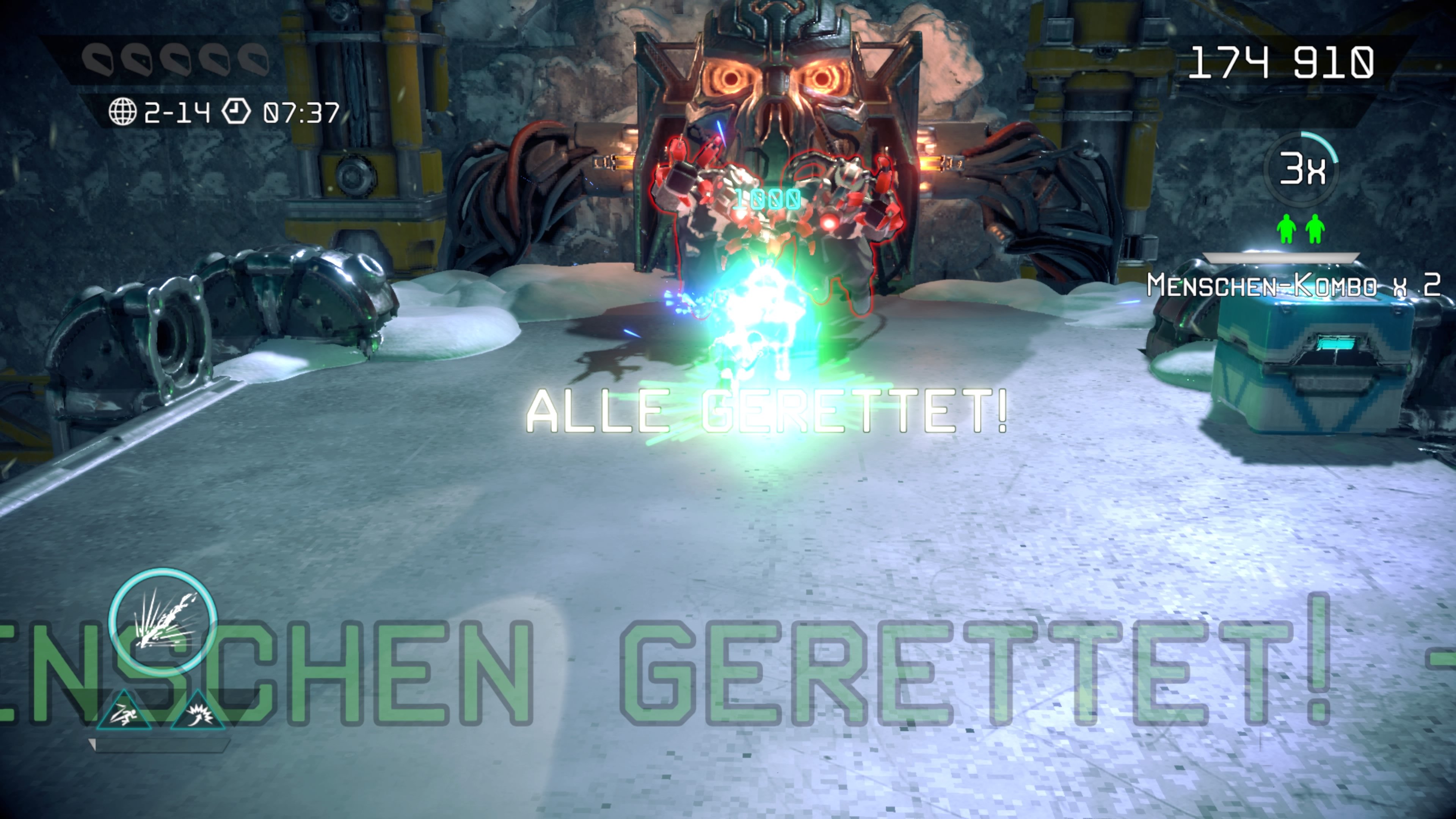 Nex Machina: Saisons, Herausforderungen & Replay-Modus