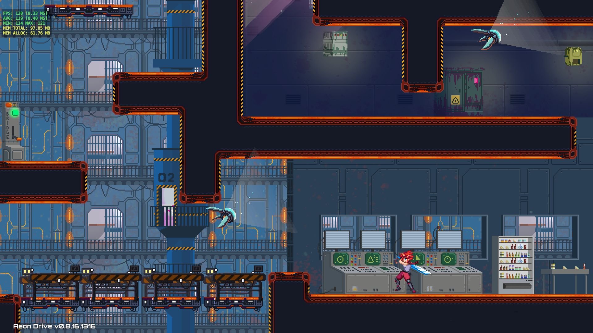 Aeon Drive - Speedrunner Plattformer angekündigt