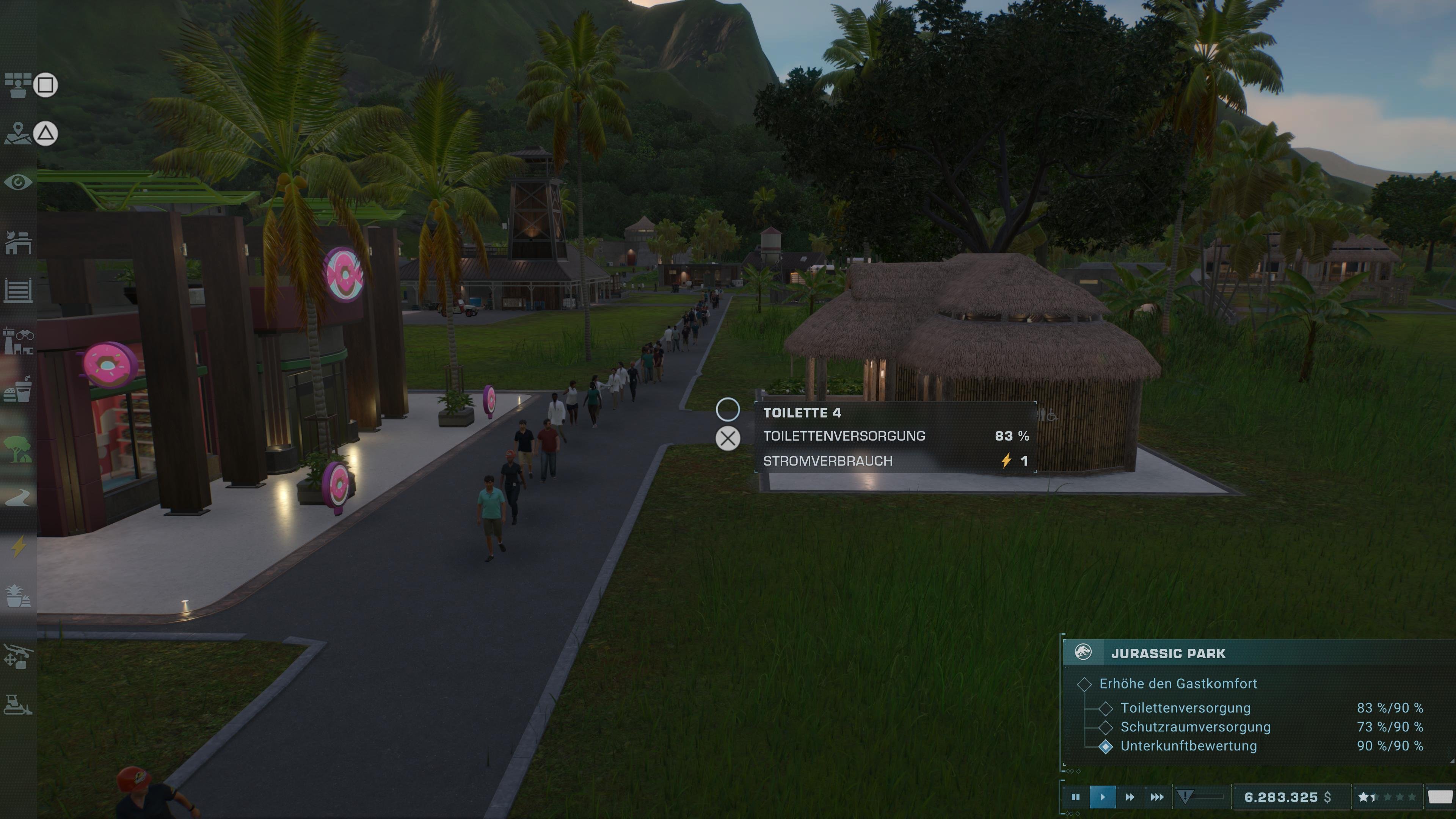 Jurassic World Evolution 2 - Update führt Seilbahn-Attraktion ein