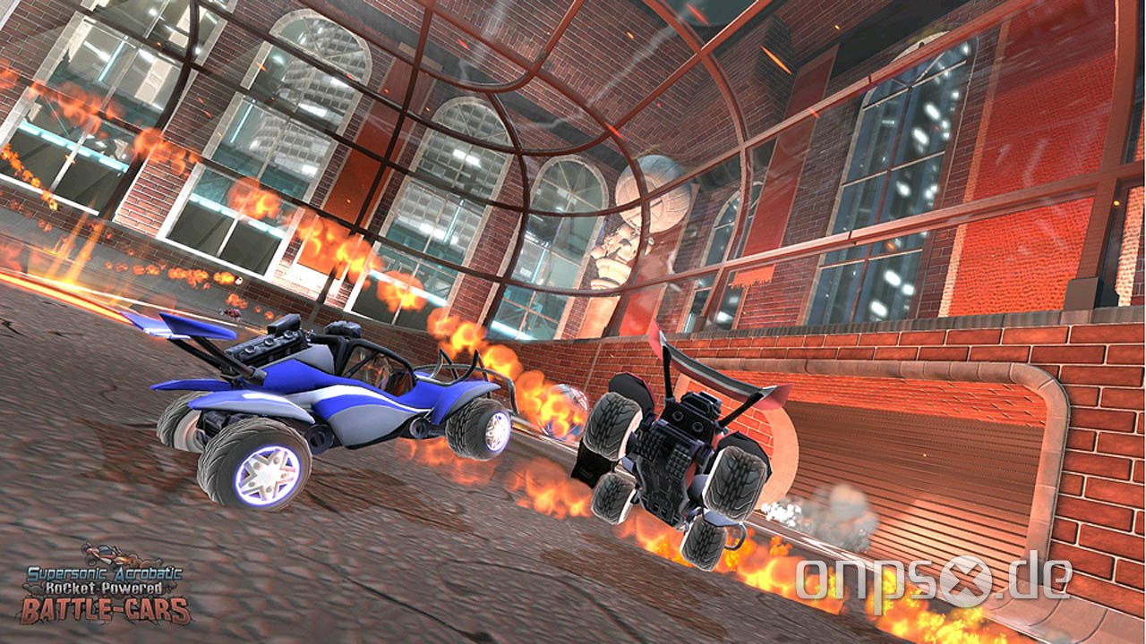 Supersonic Acrobatic Rocket-Powered Battle-Cars