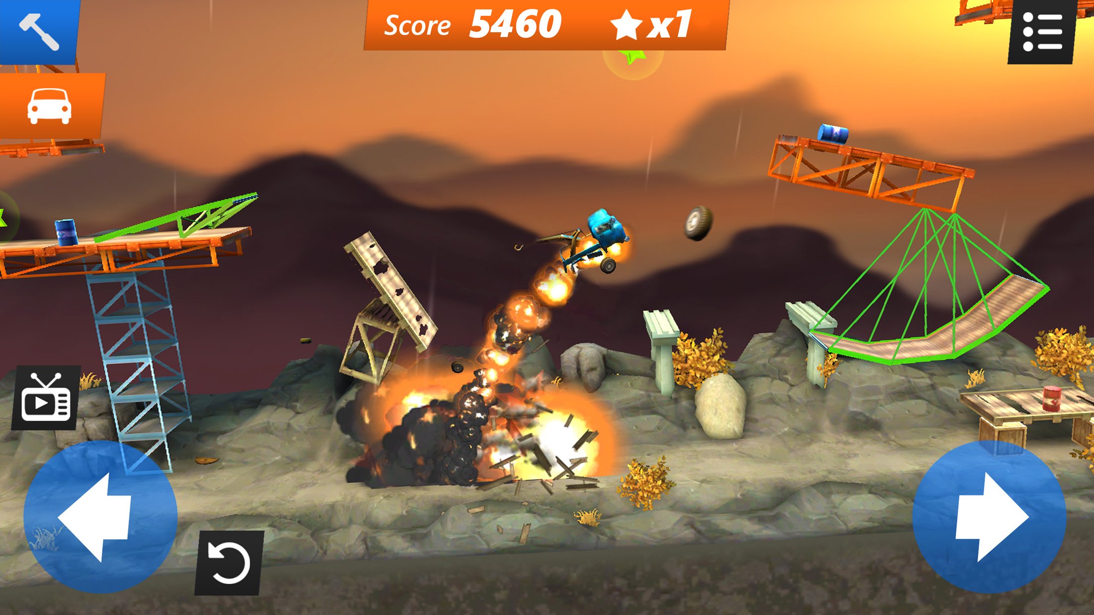 Das explosive Bridge Constructor Stunts schlägt bald auf der PS4 ein