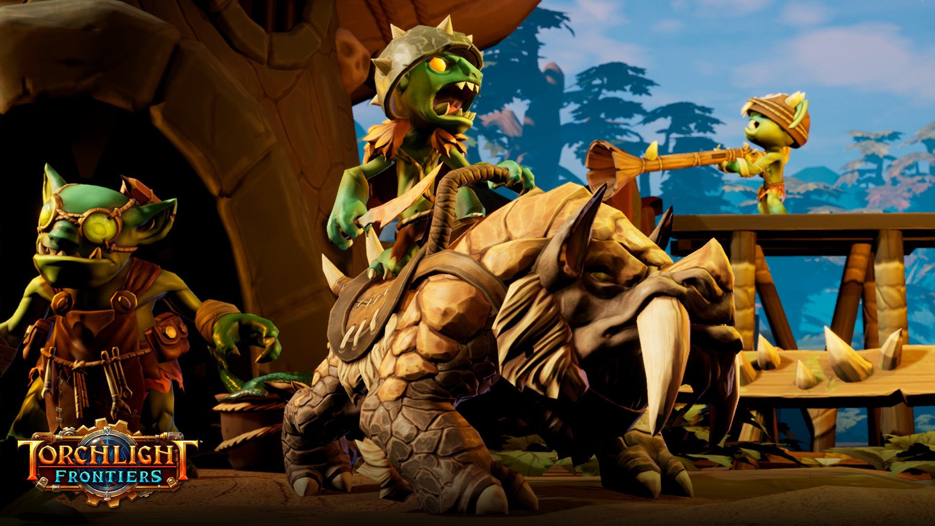 Torchlight Frontiers - Schienenkämpfer fährt mit Lok in den Kampf