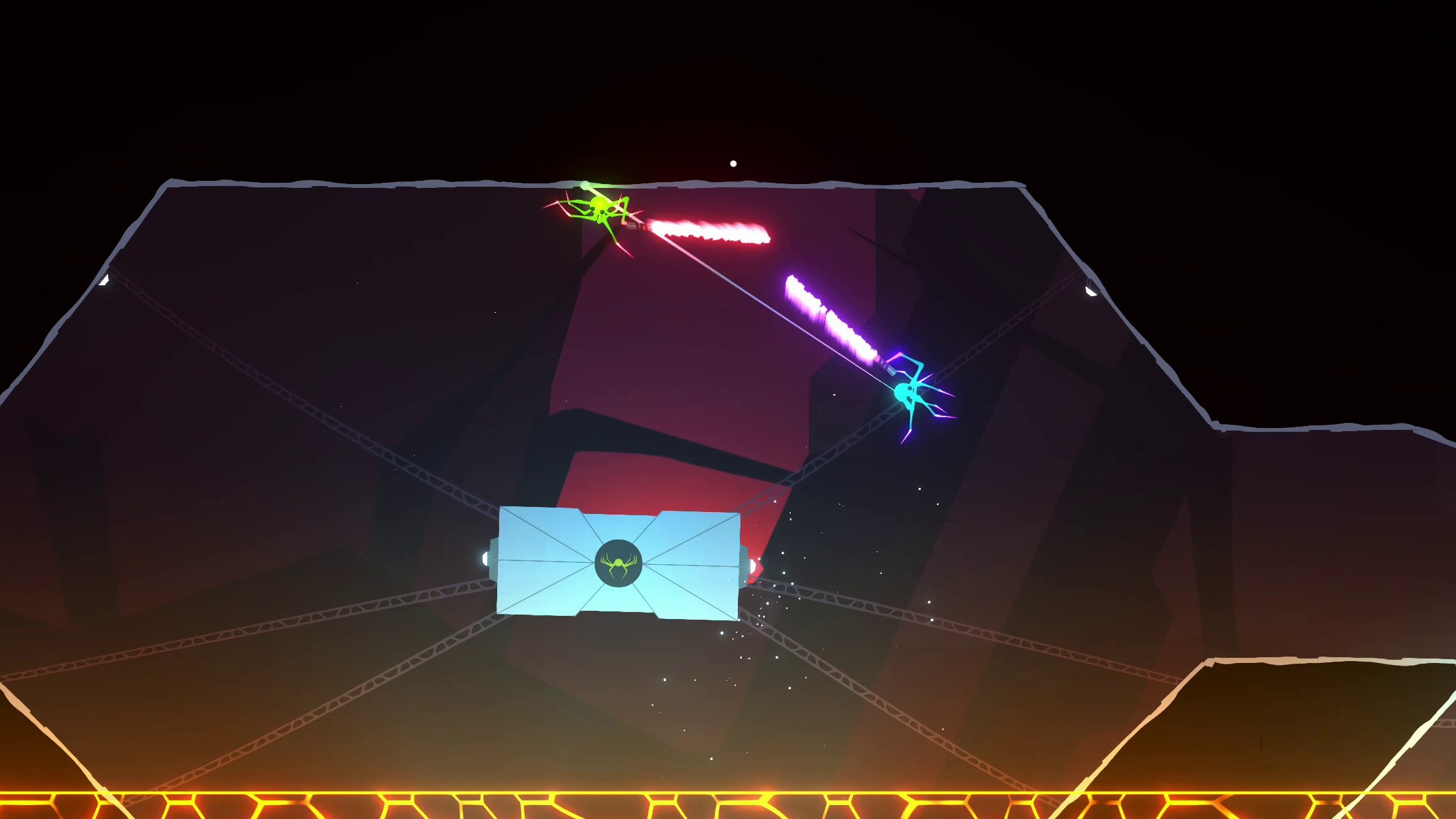 Spinnen mit Laserschwertern? SpiderHeck